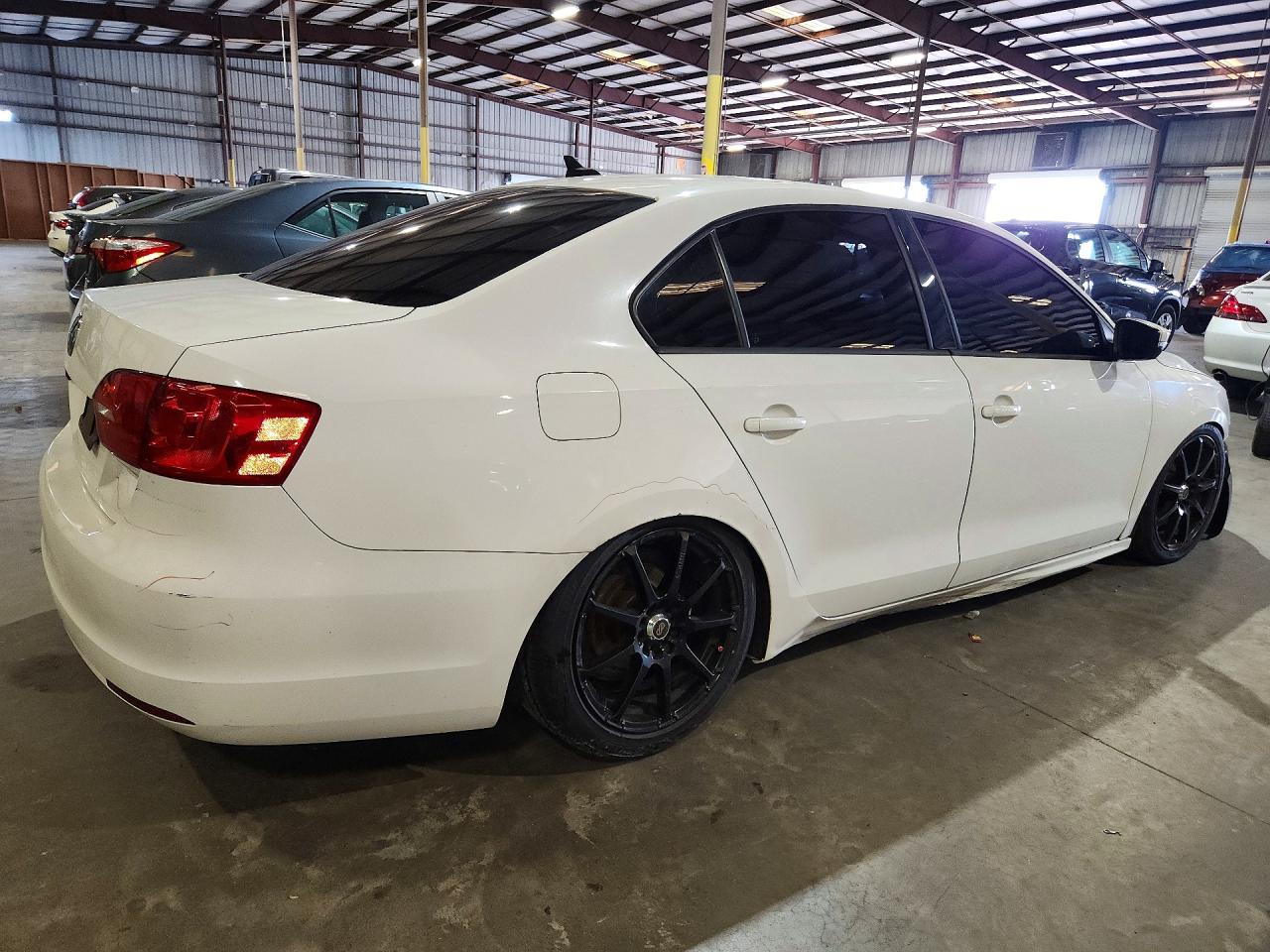 2014 Volkswagen Jetta Se White vin: 3VWB07AJ1EM387541