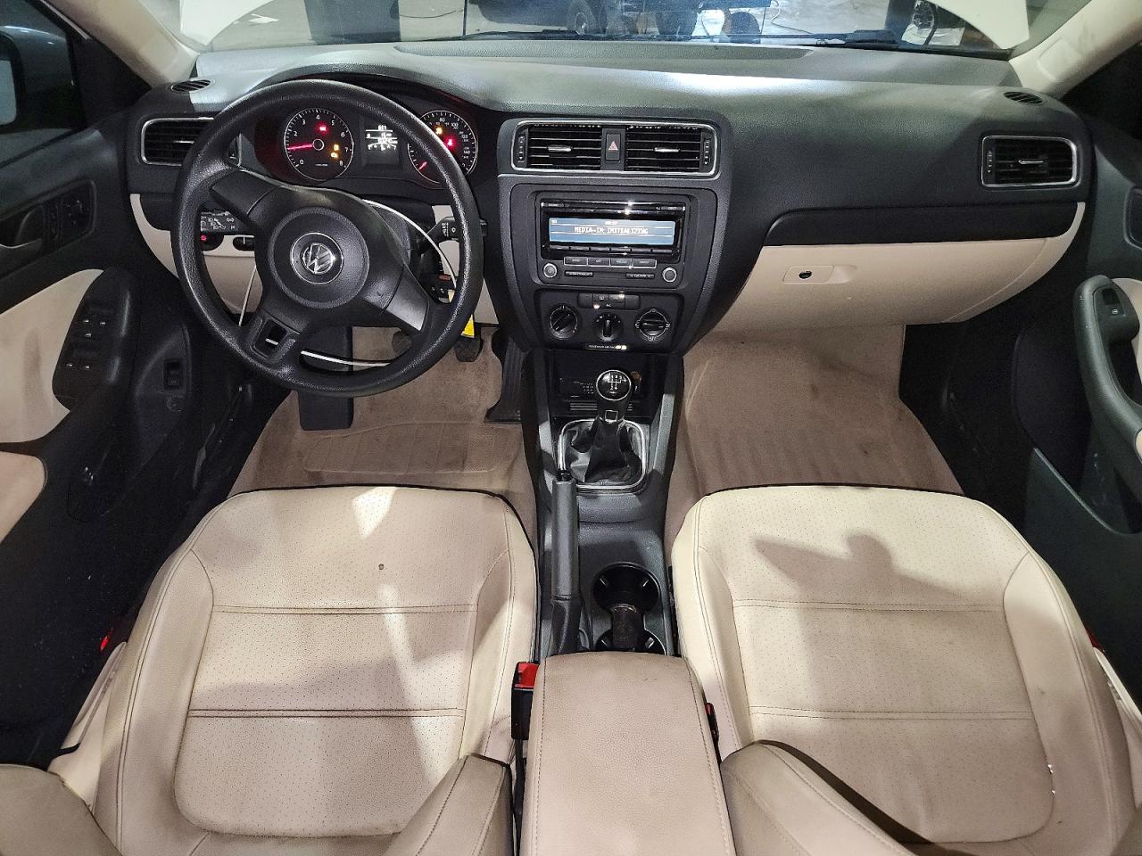 2014 Volkswagen Jetta Se White vin: 3VWB07AJ1EM387541