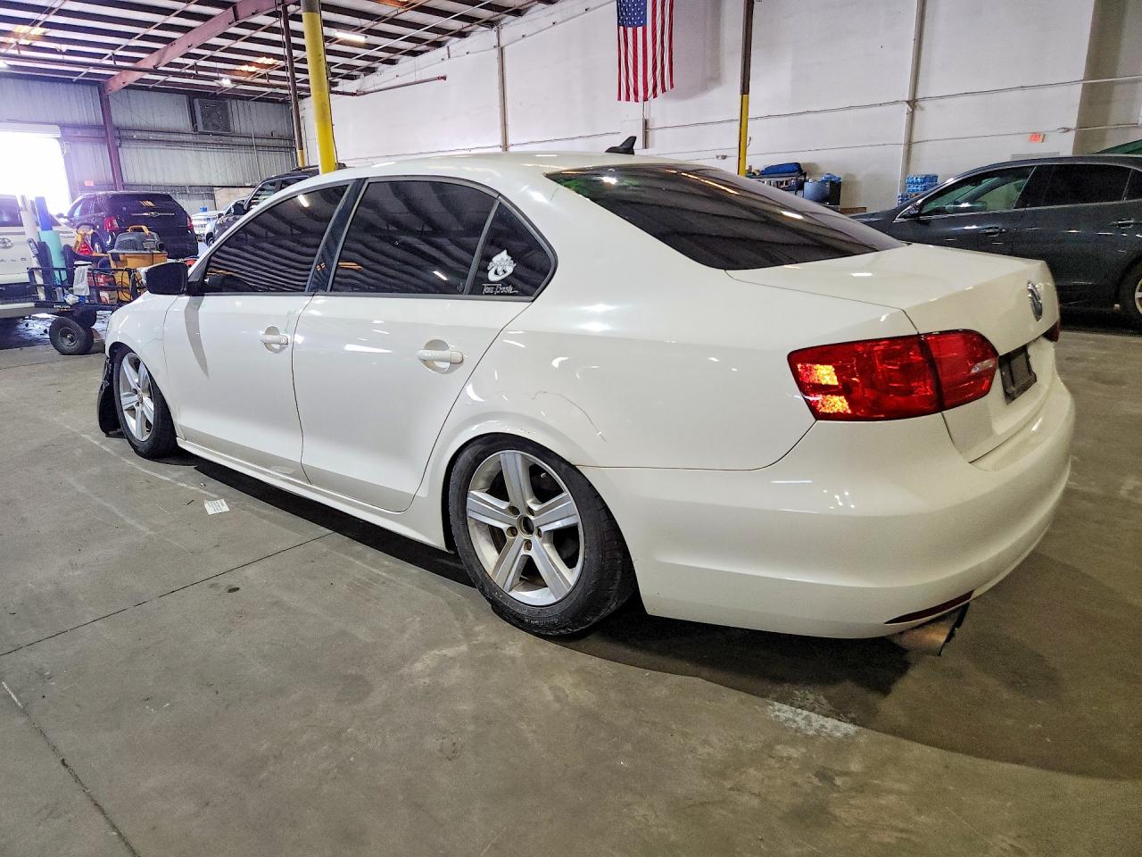 2014 Volkswagen Jetta Se White vin: 3VWB07AJ1EM387541
