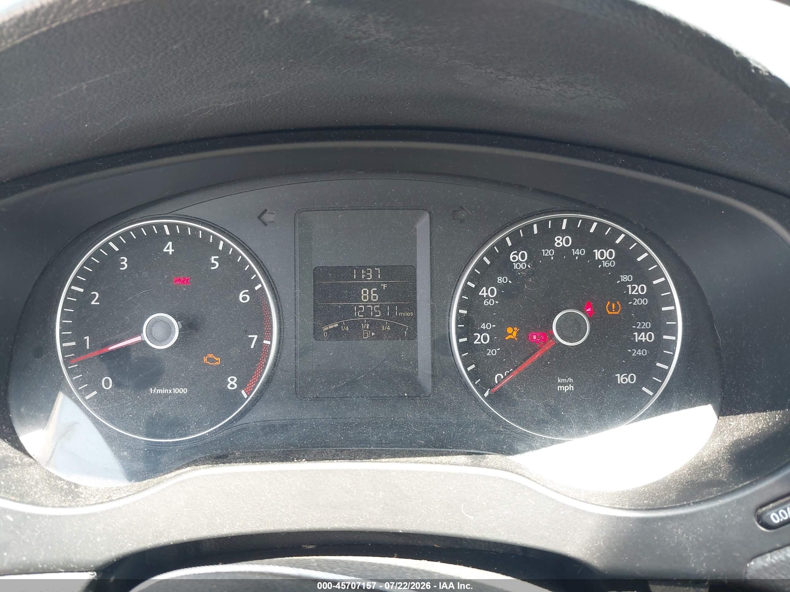 2014 Volkswagen Jetta 1.8t Se Gray vin: 3VWB07AJ3EM203412