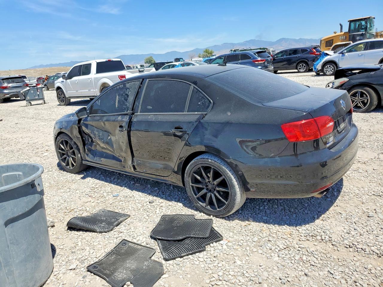 2014 Volkswagen Jetta Se Black vin: 3VWB07AJ3EM226155