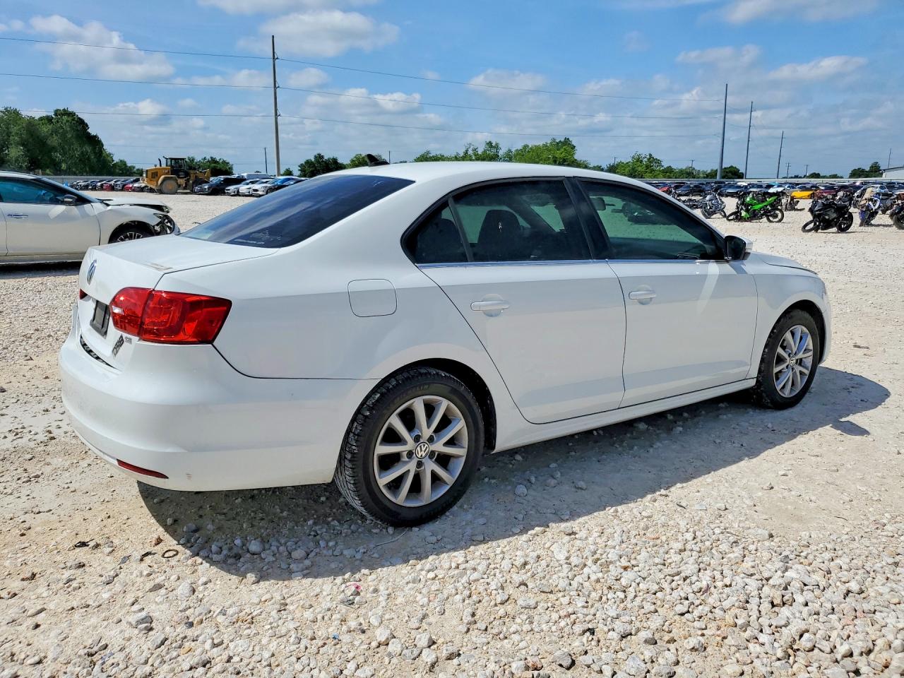 2014 Volkswagen Jetta Se White vin: 3VWB07AJ4EM415218