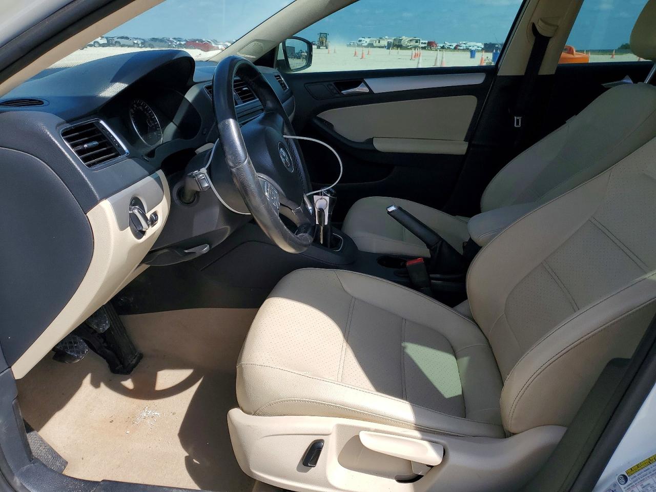 2014 Volkswagen Jetta Se White vin: 3VWB07AJ4EM415218