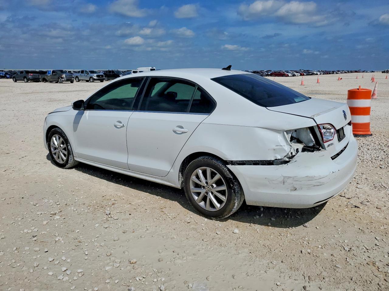 2014 Volkswagen Jetta Se White vin: 3VWB07AJ4EM415218