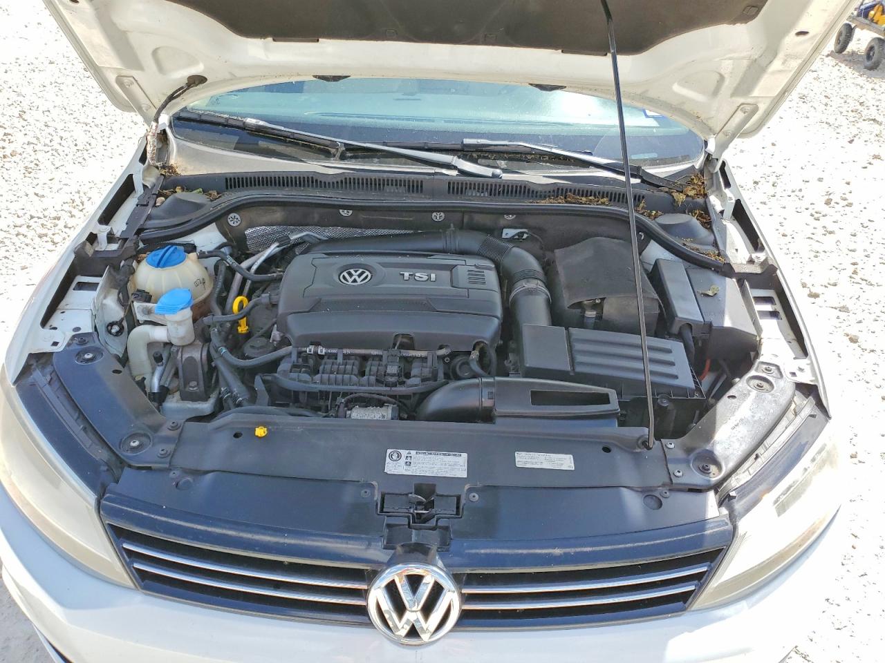 2014 Volkswagen Jetta Se White vin: 3VWB07AJ4EM415218