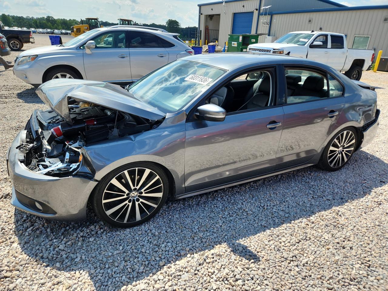 2014 Volkswagen Jetta Se Gray vin: 3VWB07AJ9EM330598