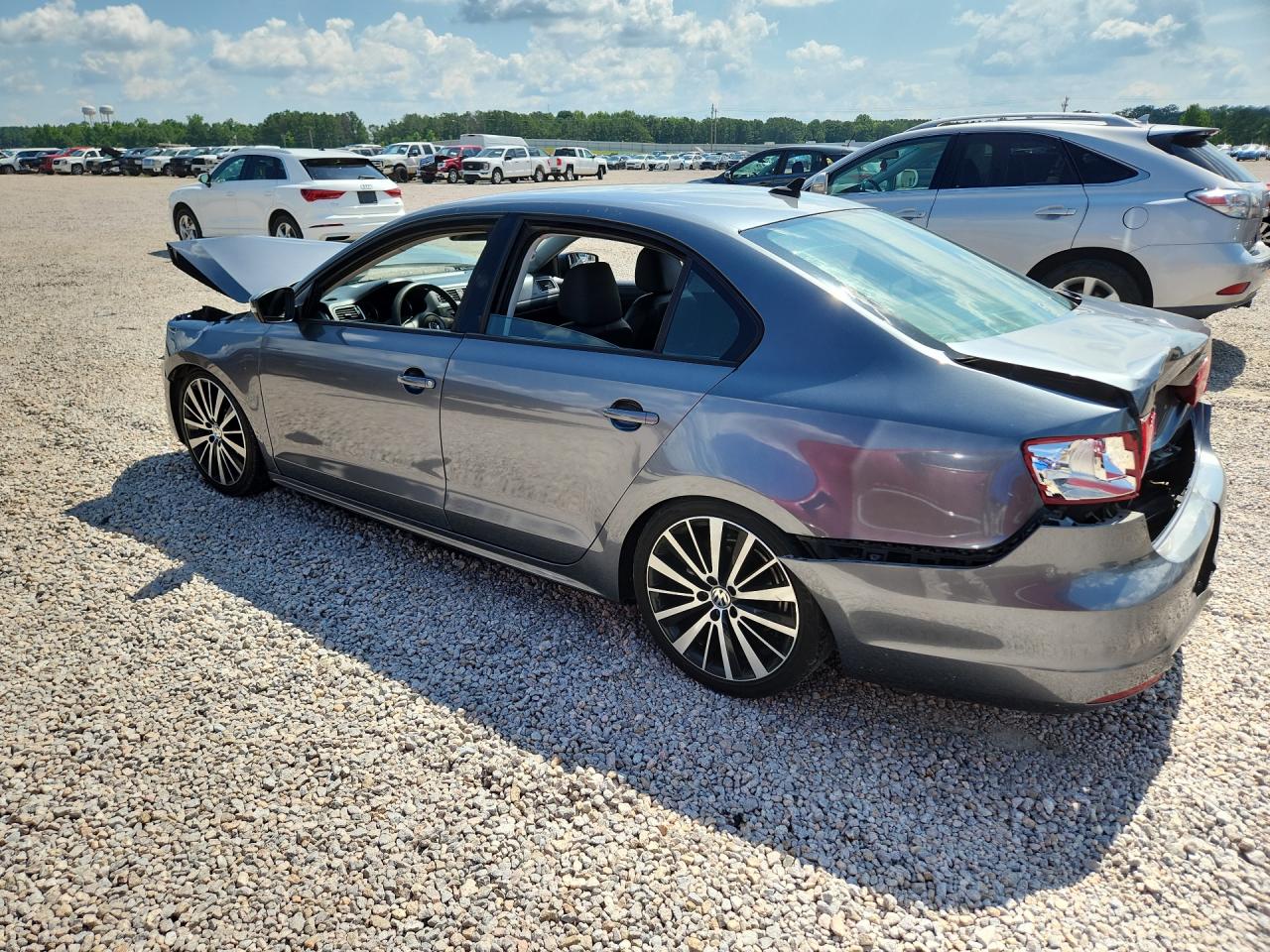 2014 Volkswagen Jetta Se Серый vin: 3VWB07AJ9EM330598