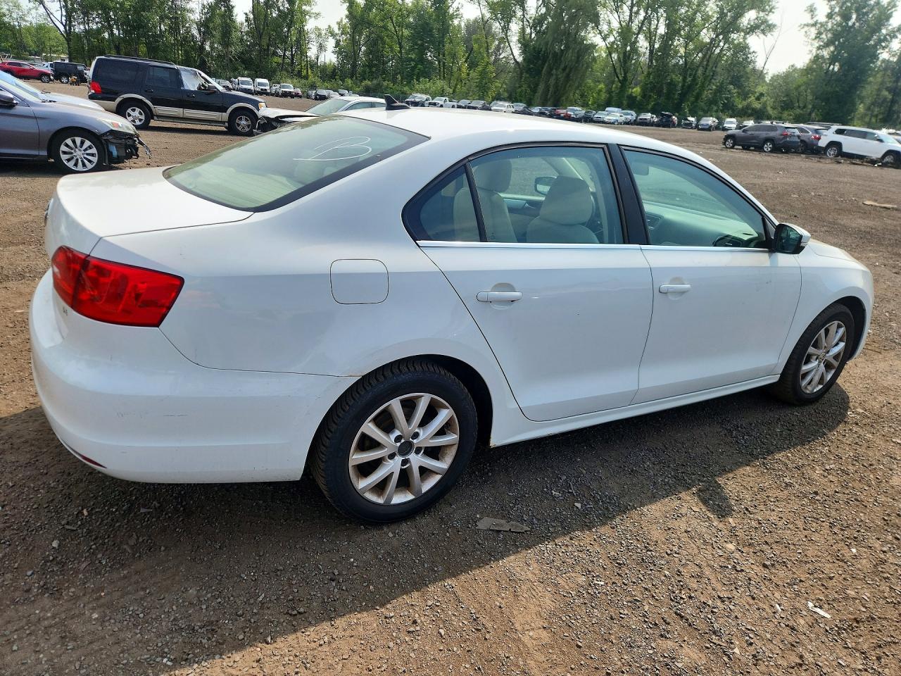 2014 Volkswagen Jetta Se Белый vin: 3VWB17AJ1EM418798