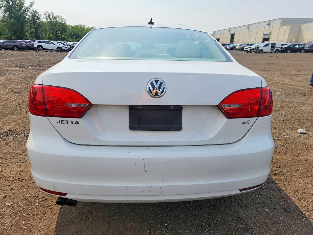 2014 Volkswagen Jetta Se Белый vin: 3VWB17AJ1EM418798