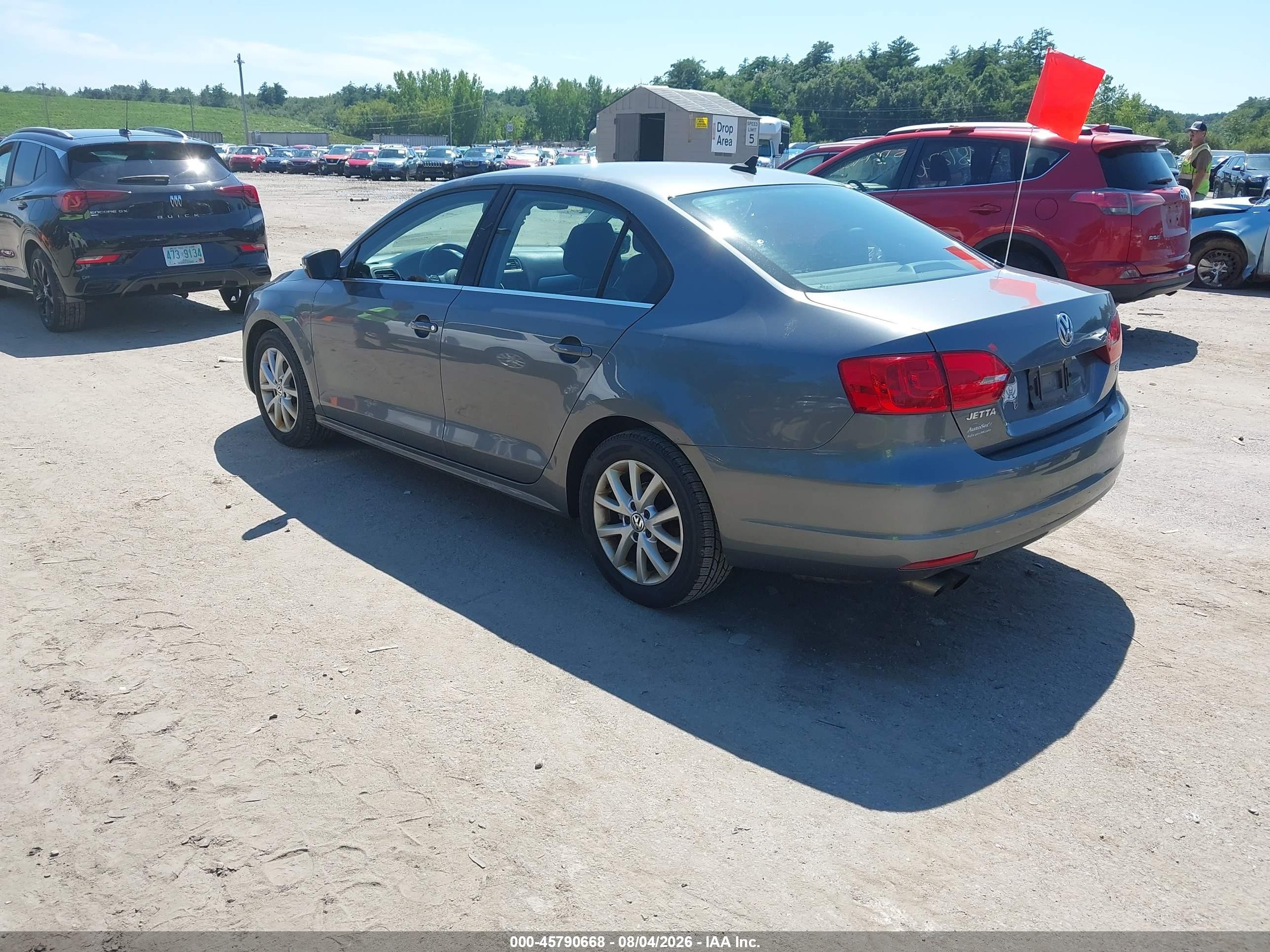 2014 Volkswagen Jetta 1.8t Se Синий vin: 3VWB17AJ1EM445385