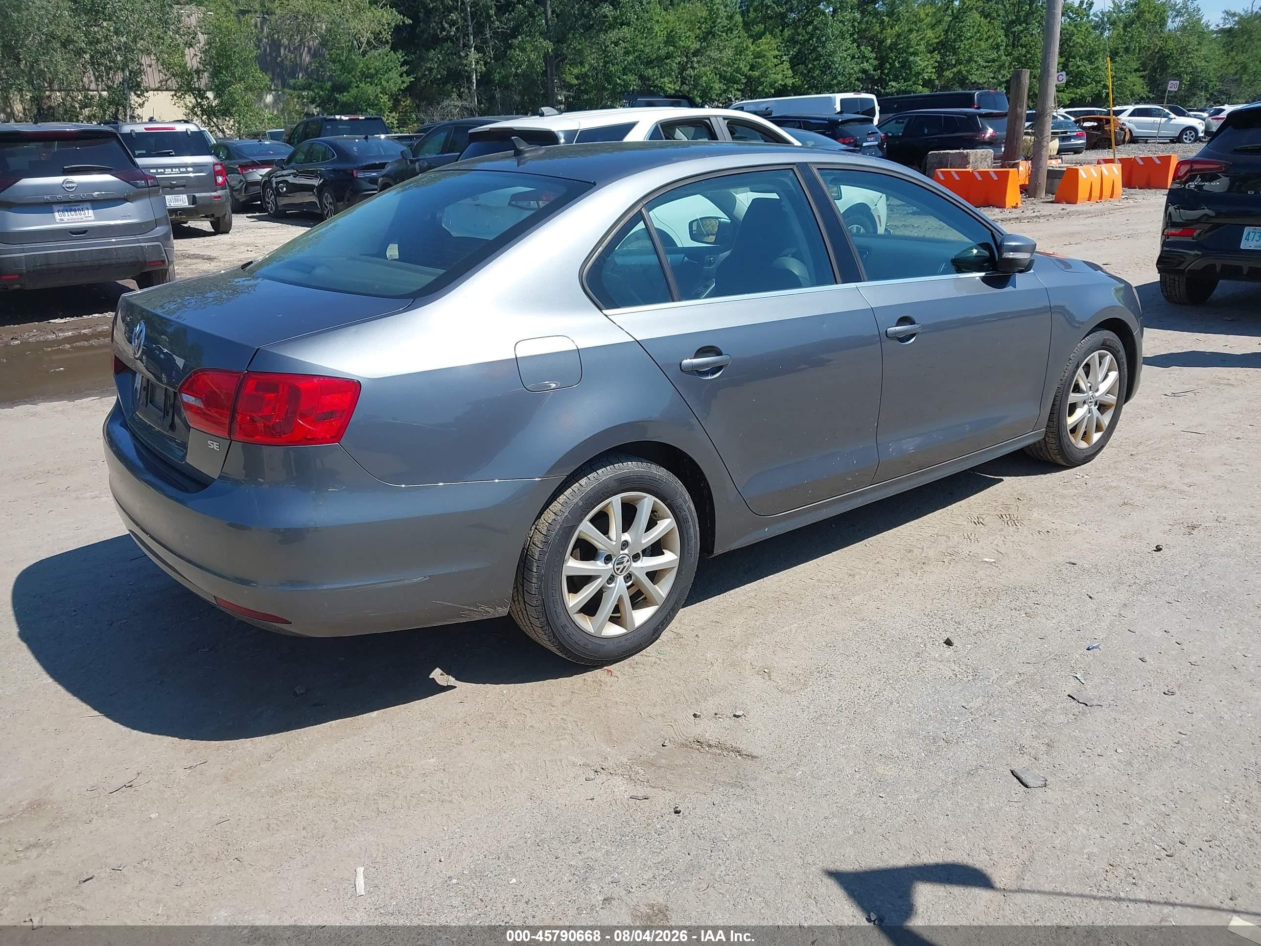 2014 Volkswagen Jetta 1.8t Se Синий vin: 3VWB17AJ1EM445385