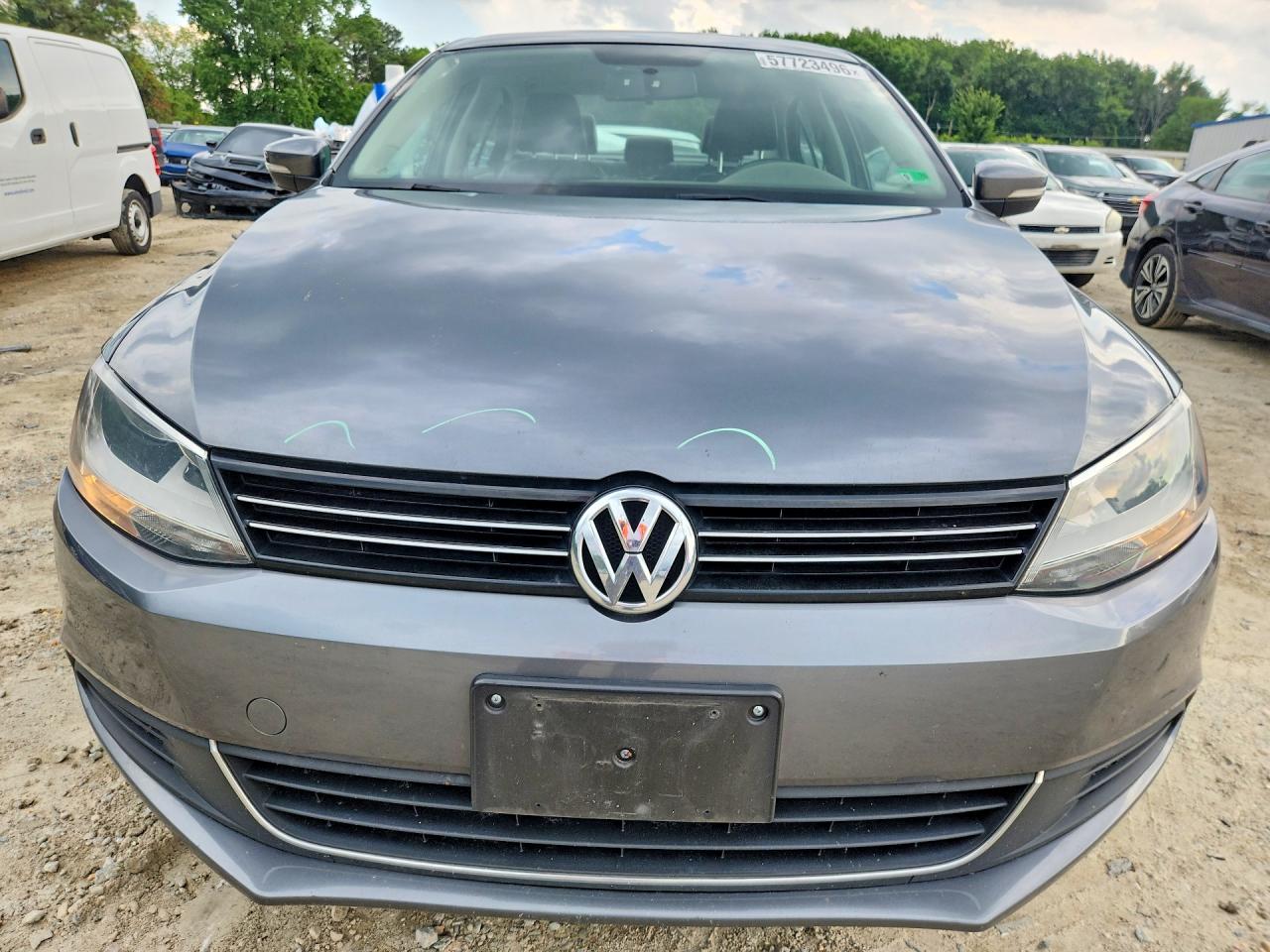 2014 Volkswagen Jetta Se Gray vin: 3VWB17AJ4EM417547