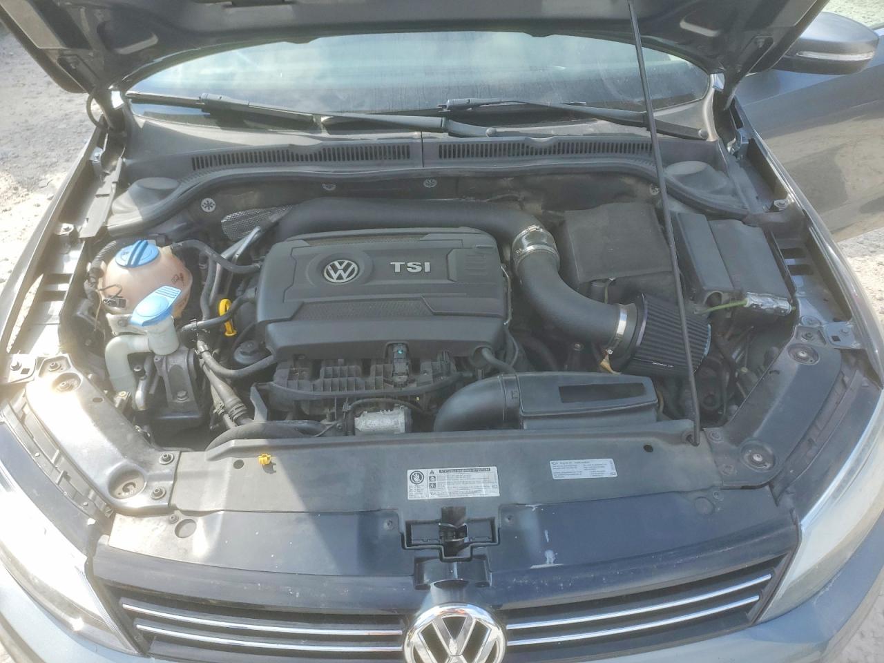 2014 Volkswagen Jetta Se Gray vin: 3VWB17AJ5EM397101