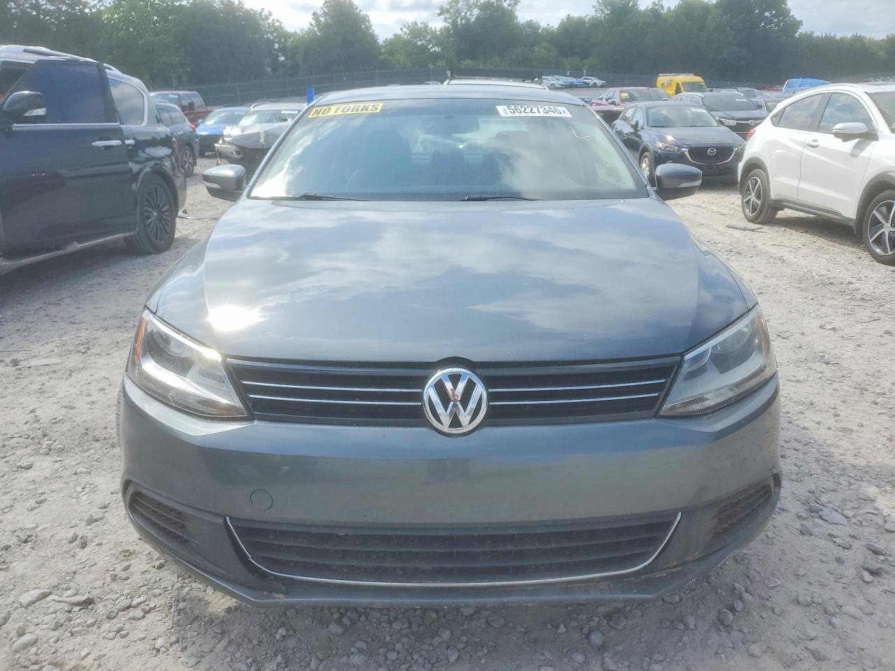 2014 Volkswagen Jetta Se Gray vin: 3VWB17AJ5EM397101