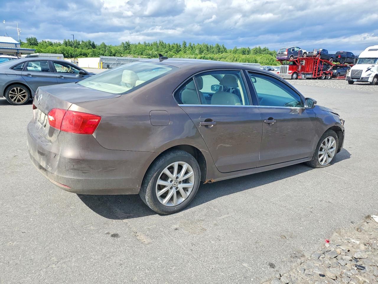 2014 Volkswagen Jetta Se Коричневый vin: 3VWB17AJ9EM357765