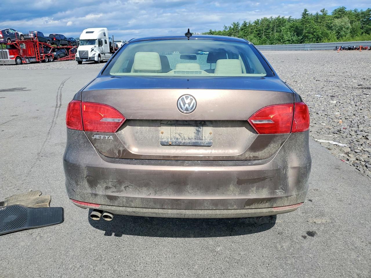 2014 Volkswagen Jetta Se Коричневый vin: 3VWB17AJ9EM357765