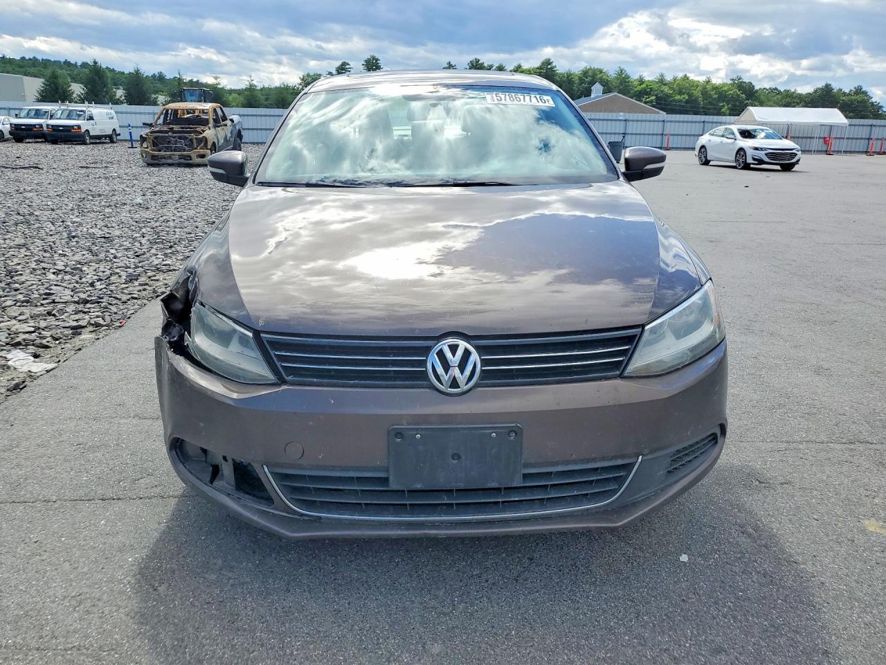 2014 Volkswagen Jetta Se Коричневый vin: 3VWB17AJ9EM357765