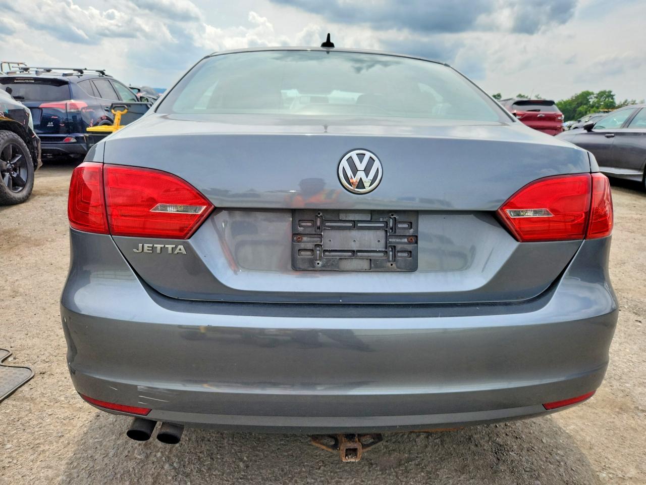 2014 Volkswagen Jetta Se Gray vin: 3VWB17AJXEM325830