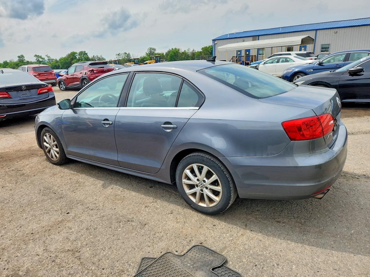 2014 Volkswagen Jetta Se Gray vin: 3VWB17AJXEM325830
