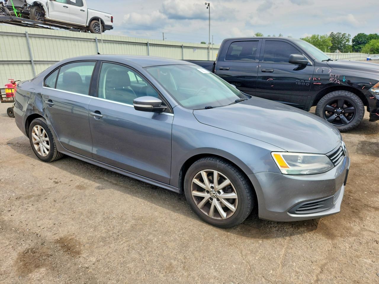 2014 Volkswagen Jetta Se Gray vin: 3VWB17AJXEM325830