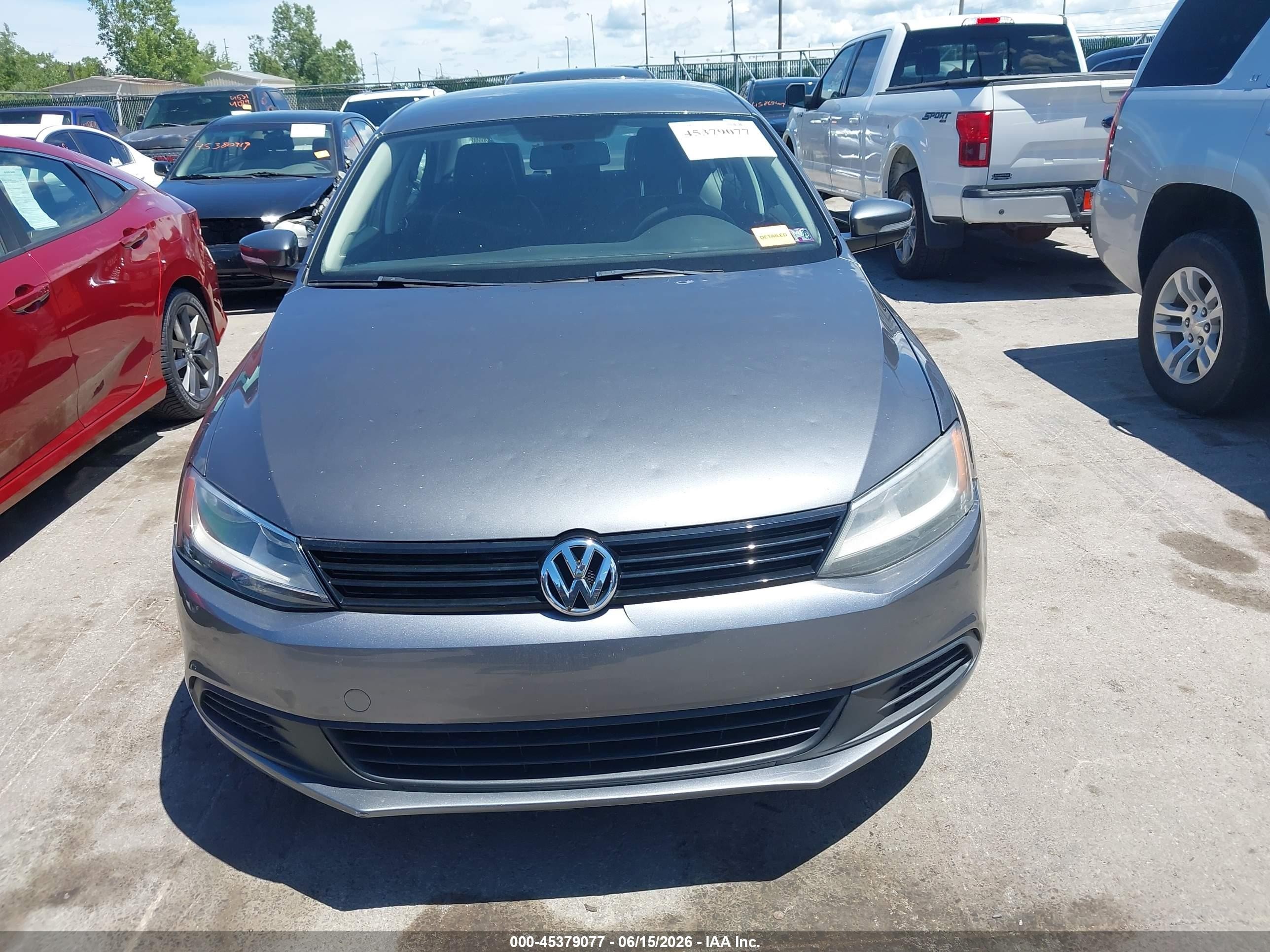 2014 Volkswagen Jetta 1.8t Se Gray vin: 3VWB17AJXEM436779