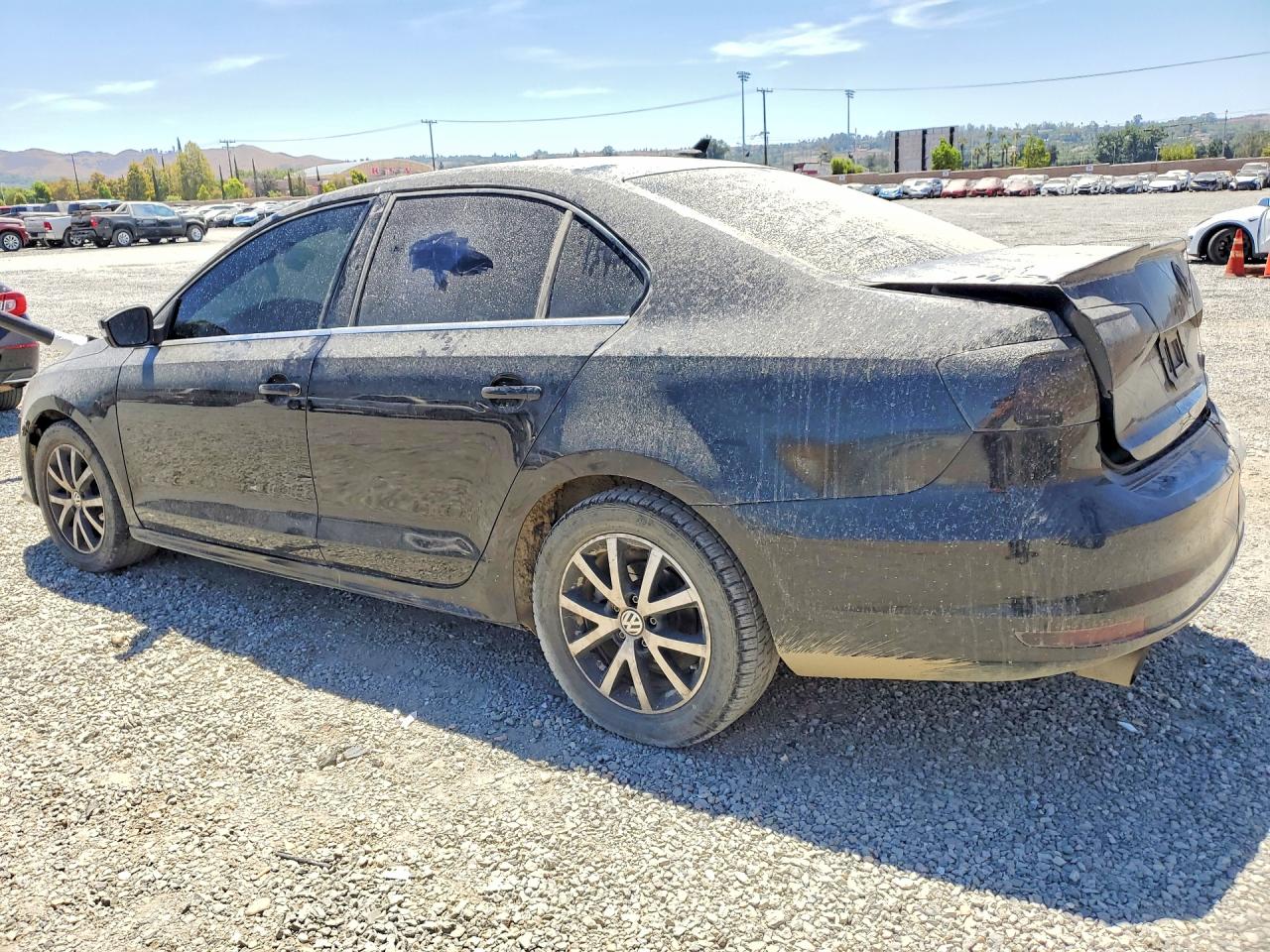 2017 Volkswagen Jetta Se Black vin: 3VWB67AJ0HM351066