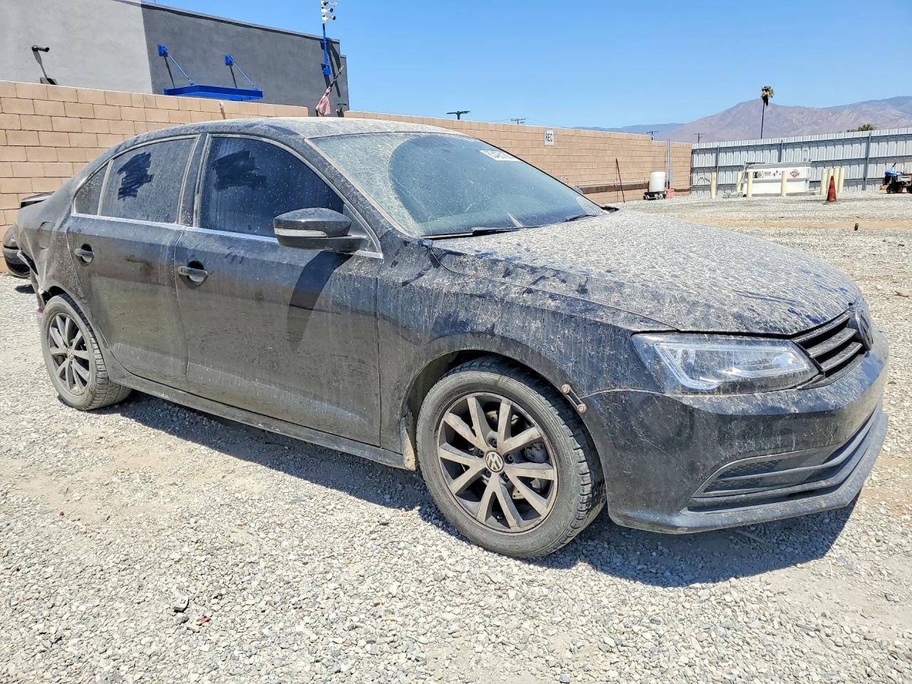 2017 Volkswagen Jetta Se Black vin: 3VWB67AJ0HM351066