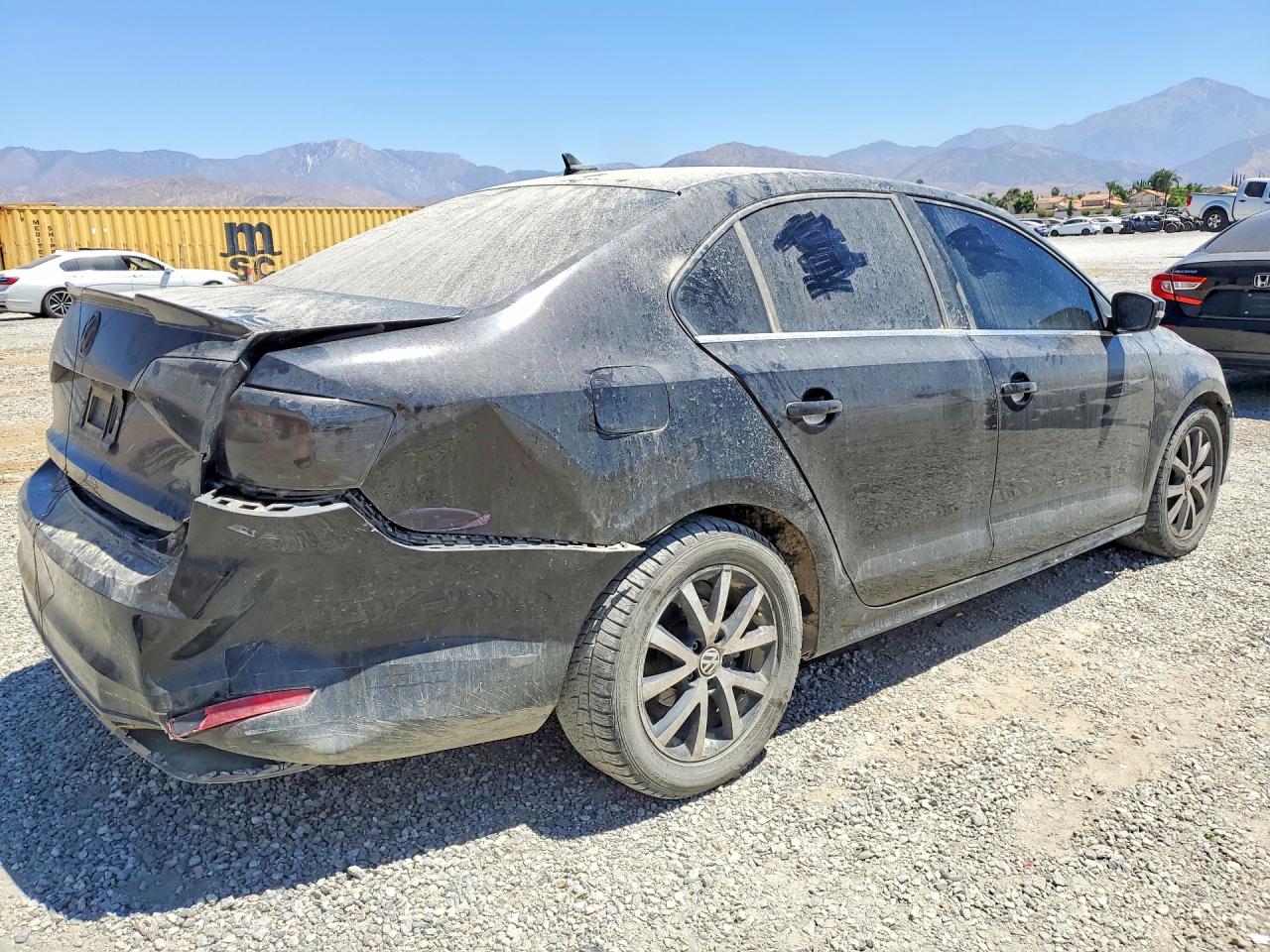 2017 Volkswagen Jetta Se Black vin: 3VWB67AJ0HM351066