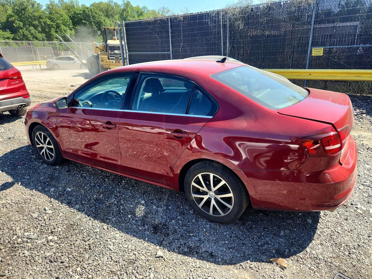 2017 Volkswagen Jetta Se Red vin: 3VWB67AJ8HM409926