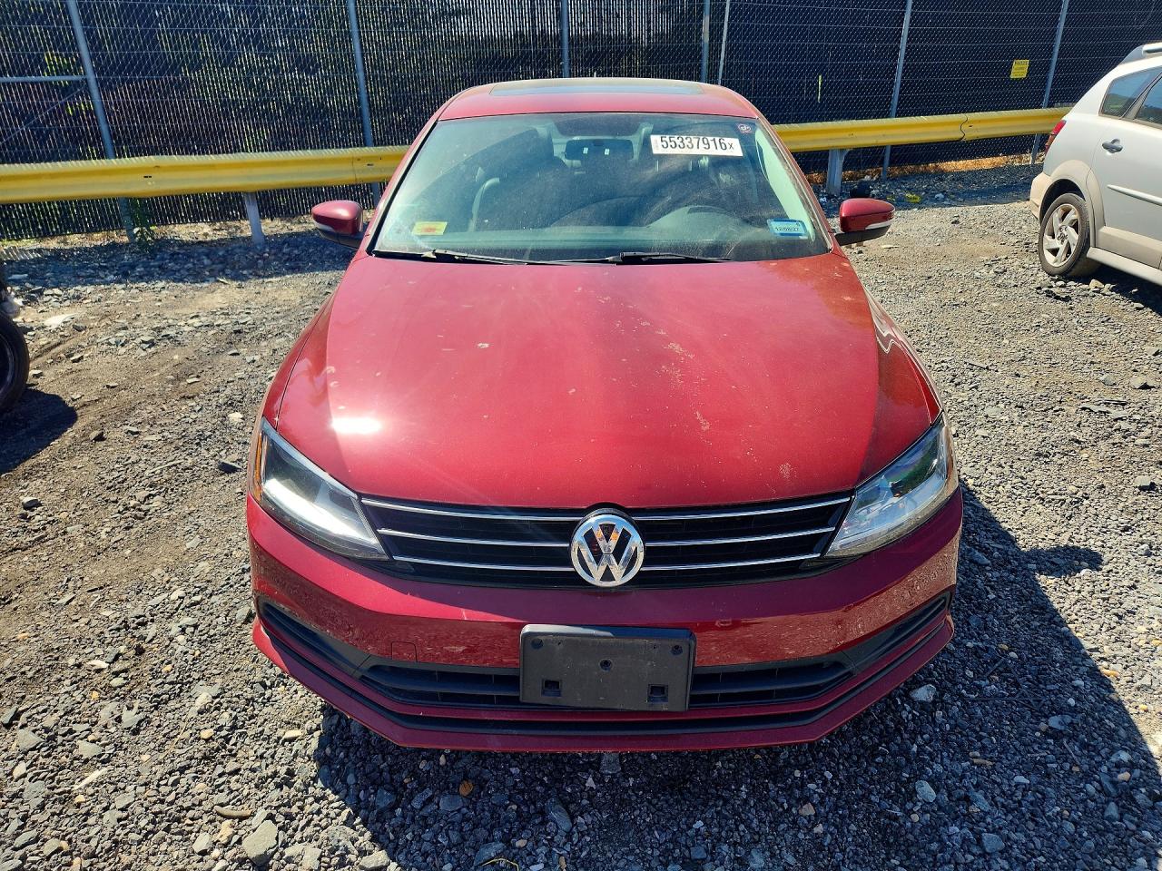 2017 Volkswagen Jetta Se Red vin: 3VWB67AJ8HM409926