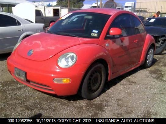 2000 Volkswagen New Beetle Gl vin: 3VWBA21C7YM499122
