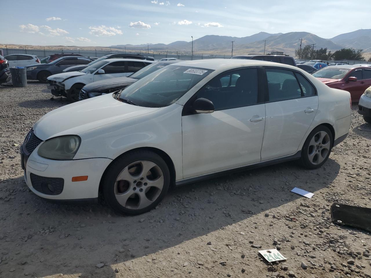 2008 Volkswagen Gli White vin: 3VWBA71K38M186699