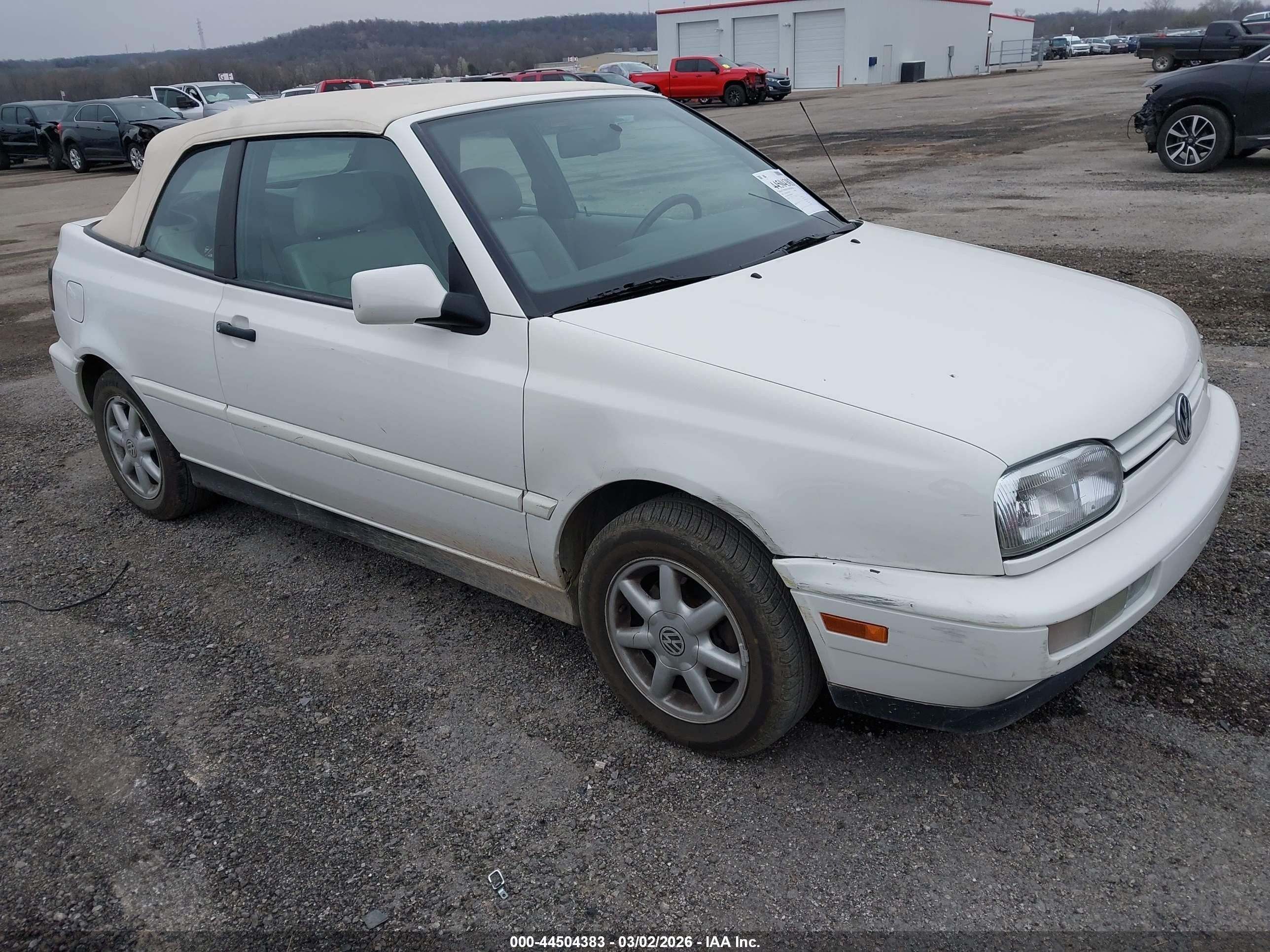 1998 Volkswagen Cabrio Gls White vin: 3VWBA81E6WM807995