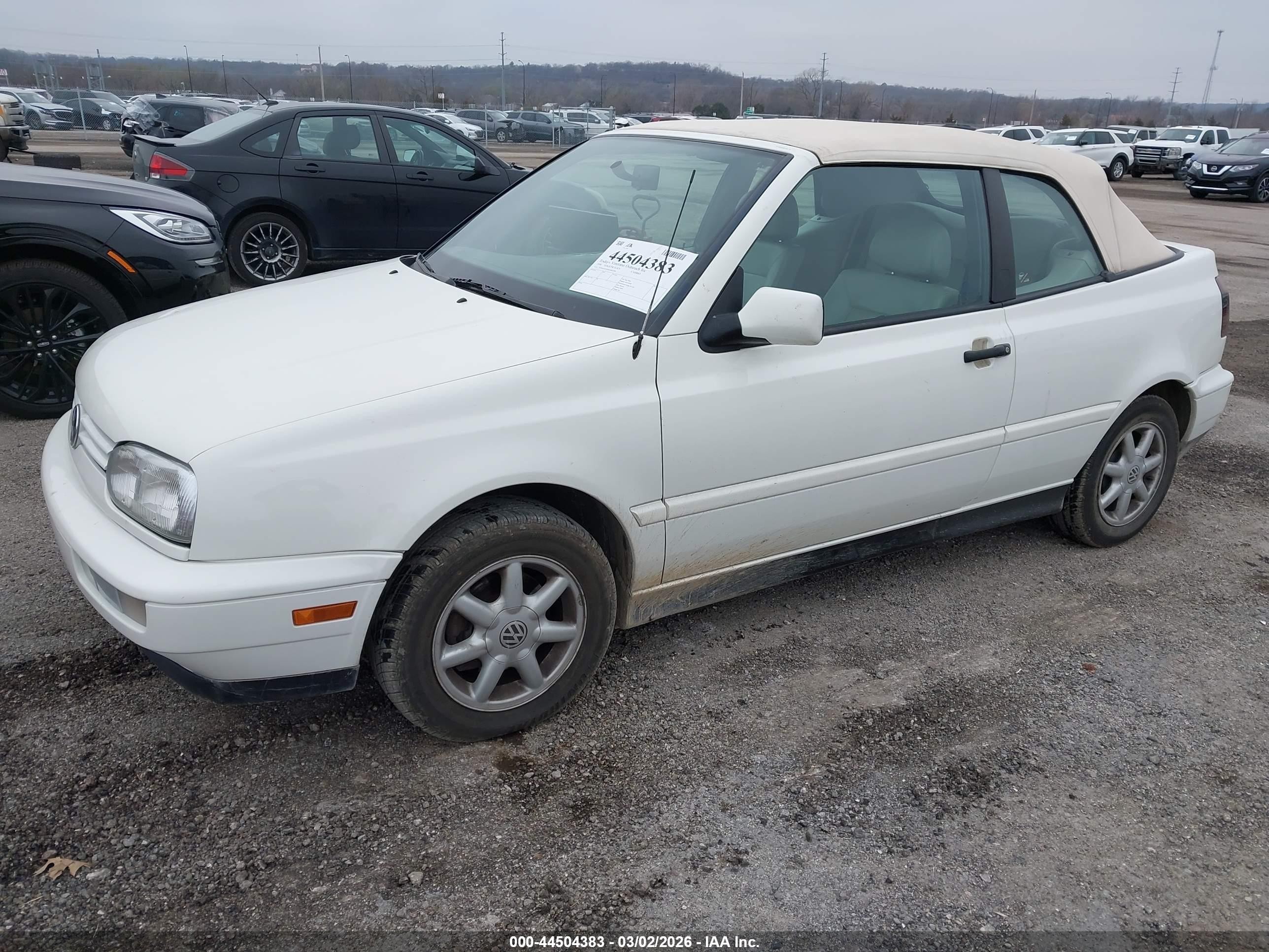 1998 Volkswagen Cabrio Gls White vin: 3VWBA81E6WM807995