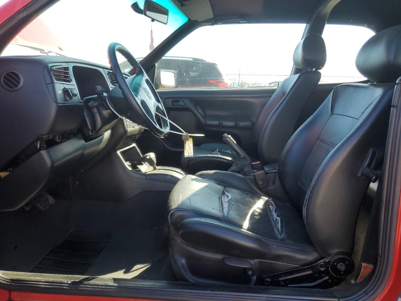 1998 Volkswagen Cabrio Gls Red vin: 3VWBA81E6WM812176