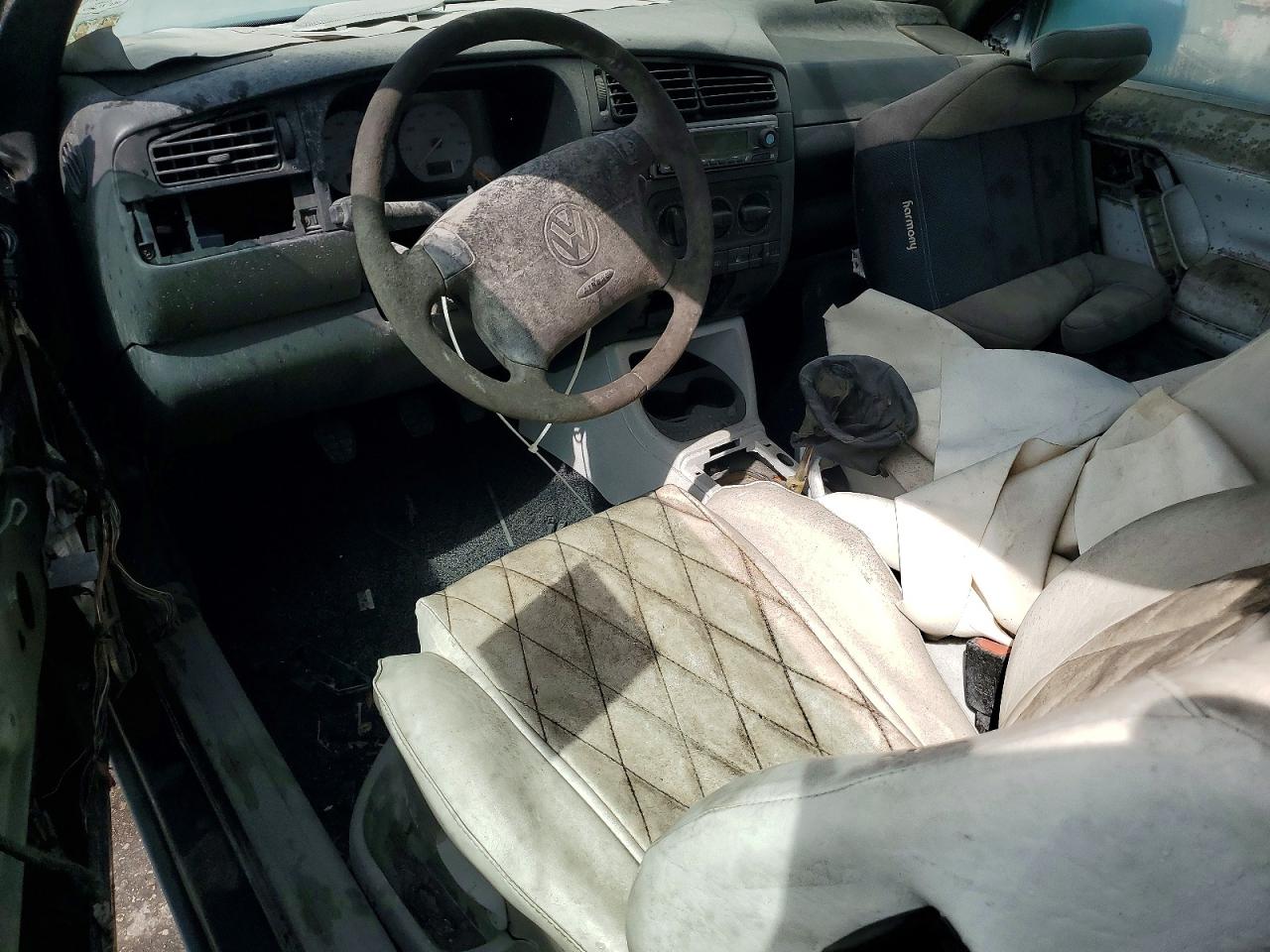 1997 Volkswagen Cabrio Highline Blue vin: 3VWBA81EXVM804256