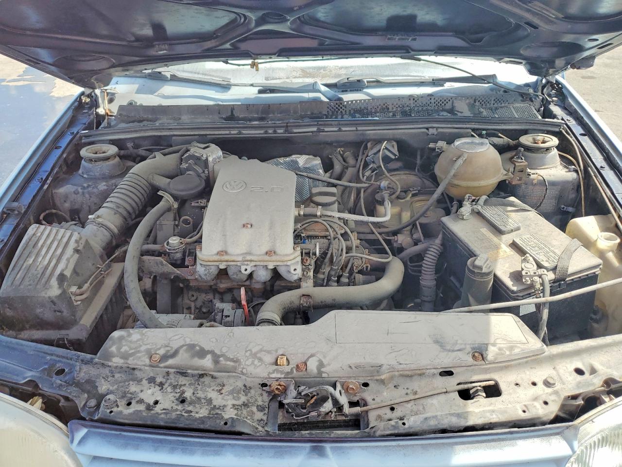 1997 Volkswagen Cabrio Highline Blue vin: 3VWBA81EXVM804256