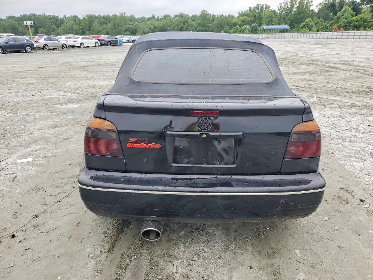 1998 Volkswagen Cabrio Gls Черный vin: 3VWBA81EXWM812729