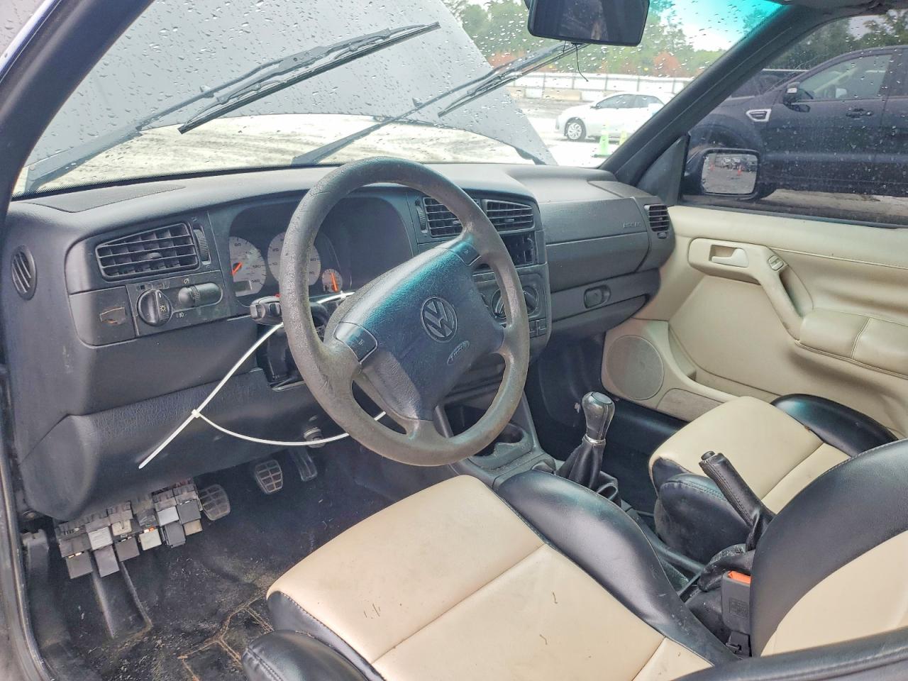 1998 Volkswagen Cabrio Gls Черный vin: 3VWBA81EXWM812729
