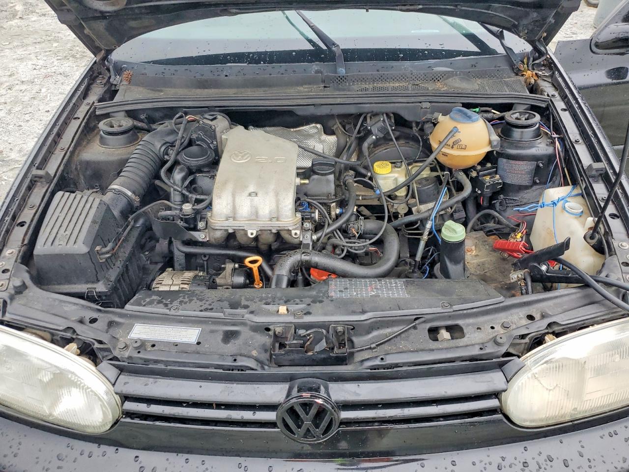 1998 Volkswagen Cabrio Gls Черный vin: 3VWBA81EXWM812729