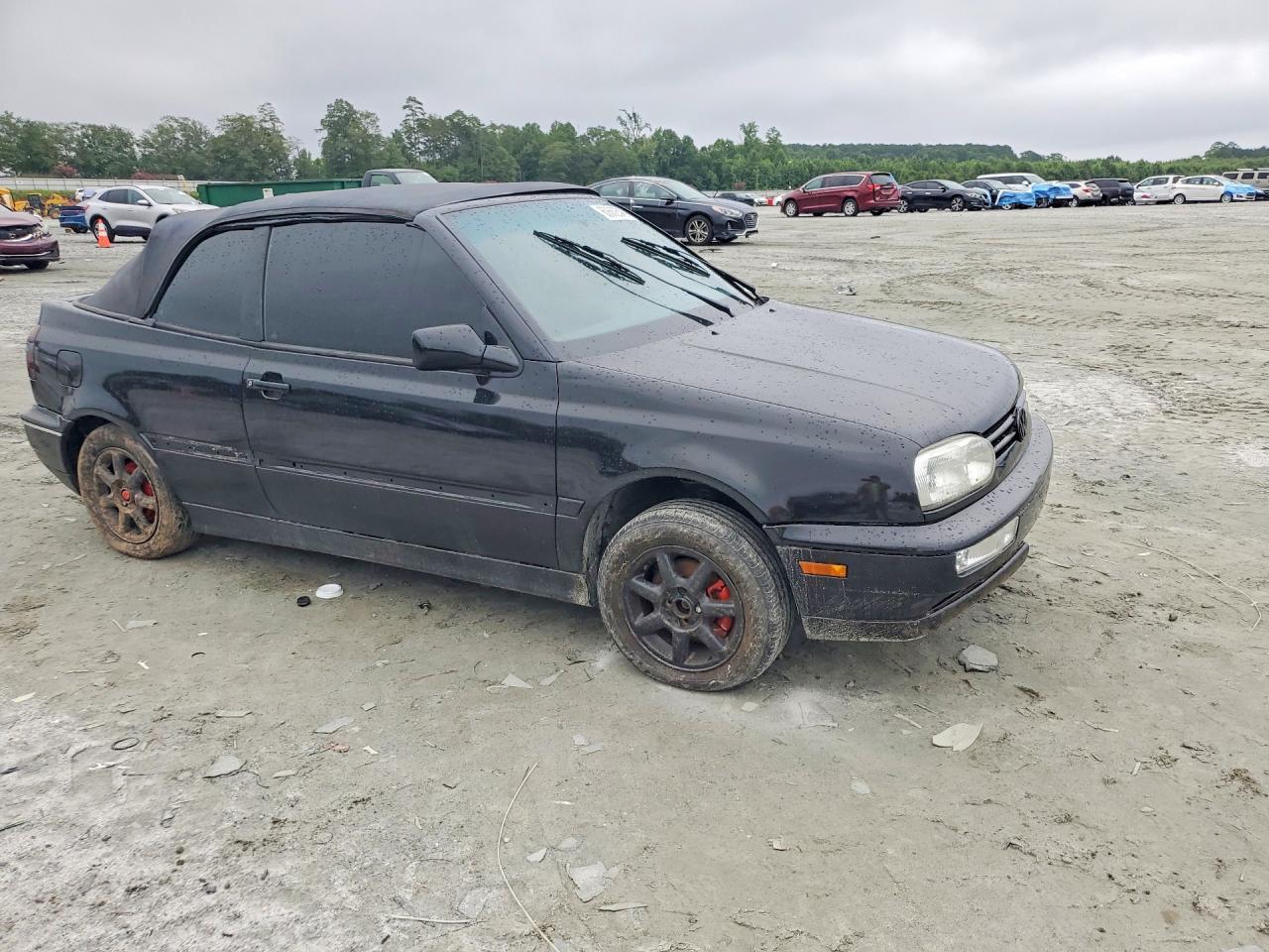 1998 Volkswagen Cabrio Gls Черный vin: 3VWBA81EXWM812729