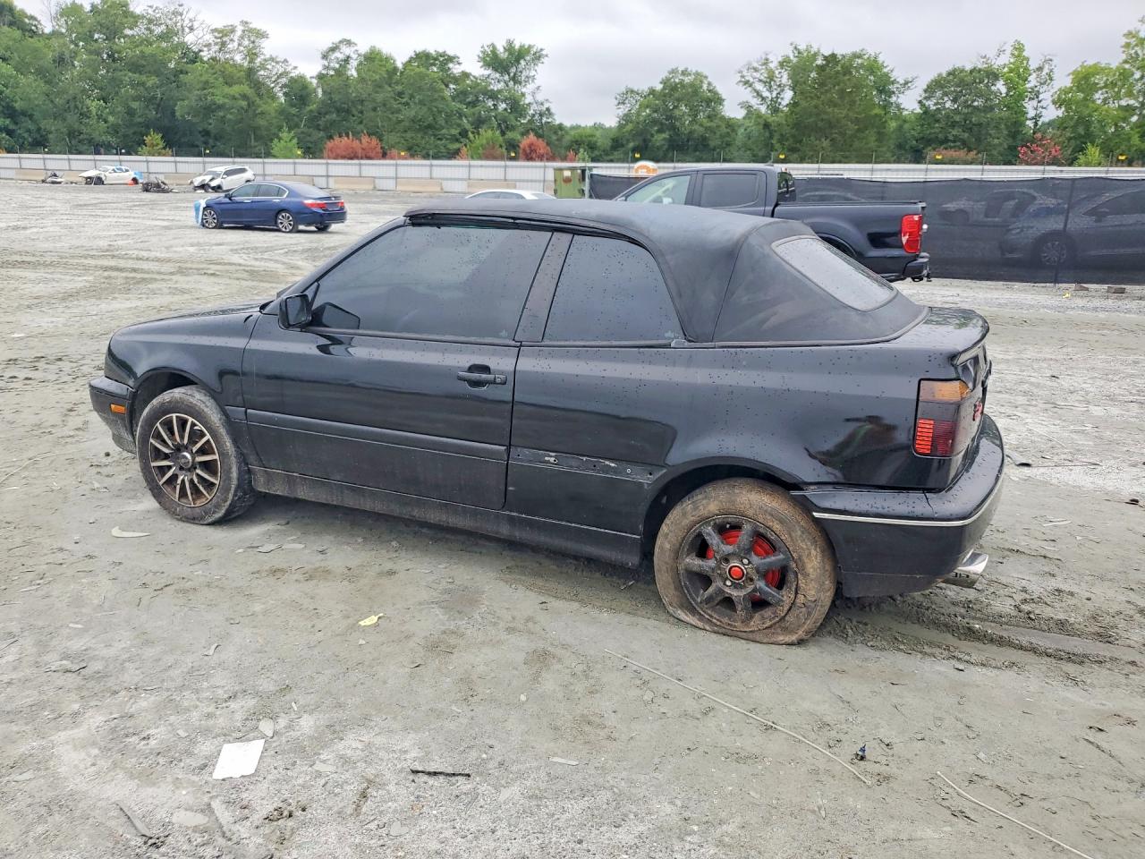 1998 Volkswagen Cabrio Gls Черный vin: 3VWBA81EXWM812729