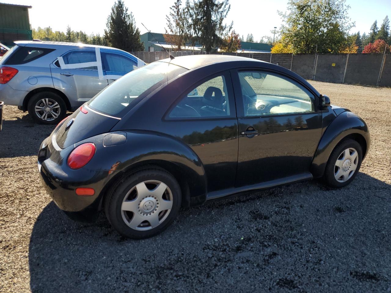 1998 Volkswagen New Beetle Black vin: 3VWBB61C0WM044338