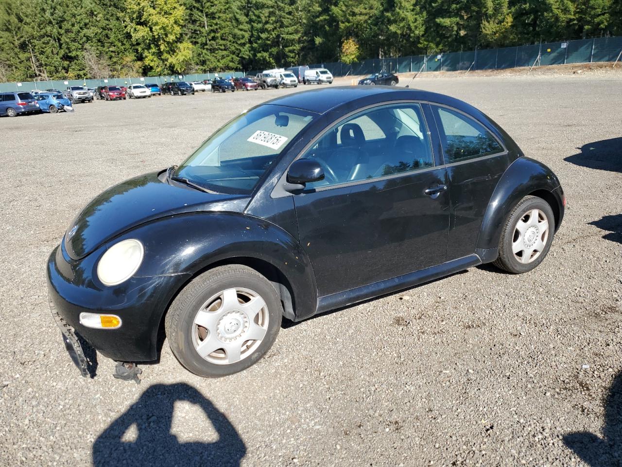 1998 Volkswagen New Beetle Black vin: 3VWBB61C0WM044338