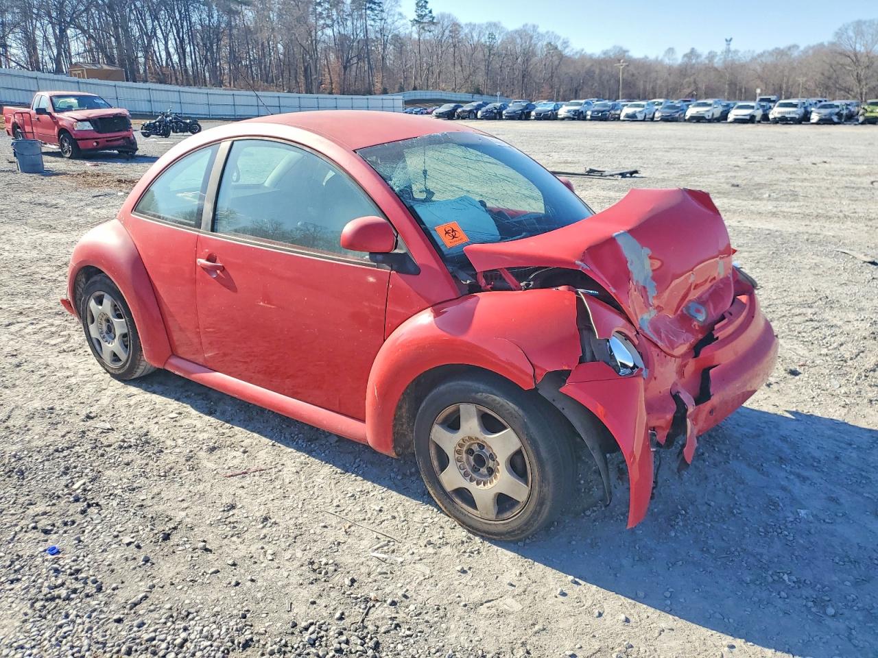 1998 Volkswagen New Beetle Красный vin: 3VWBB61C1WM001868
