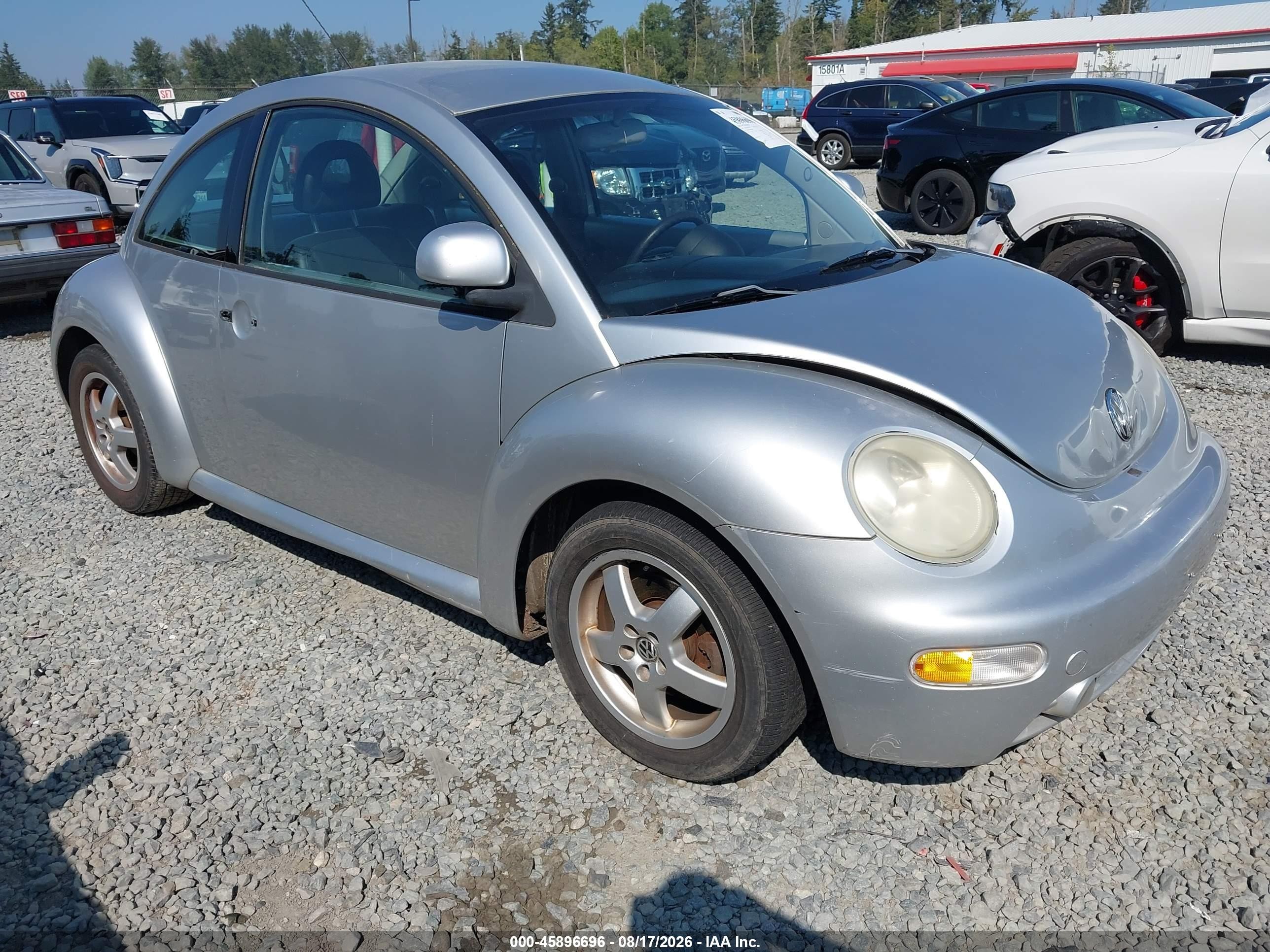 1998 Volkswagen New Beetle   Silver vin: 3VWBB61C4WM001489