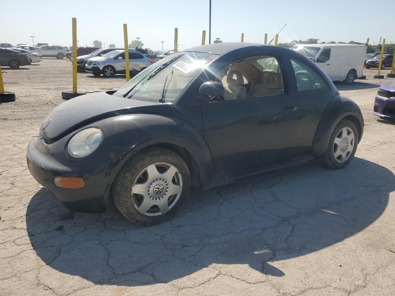 1998 Volkswagen New Beetle Black vin: 3VWBB61C6WM005012