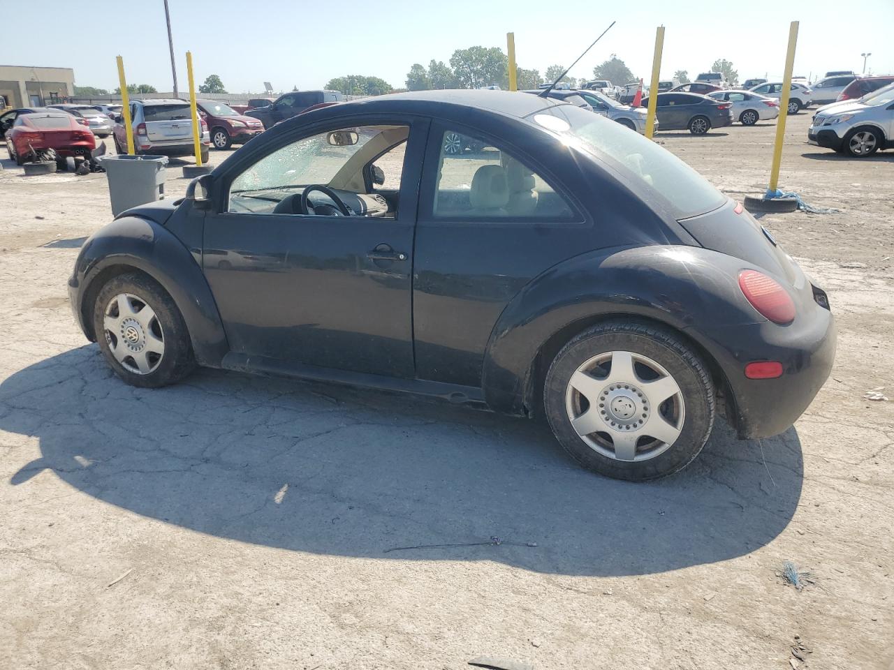 1998 Volkswagen New Beetle Black vin: 3VWBB61C6WM005012
