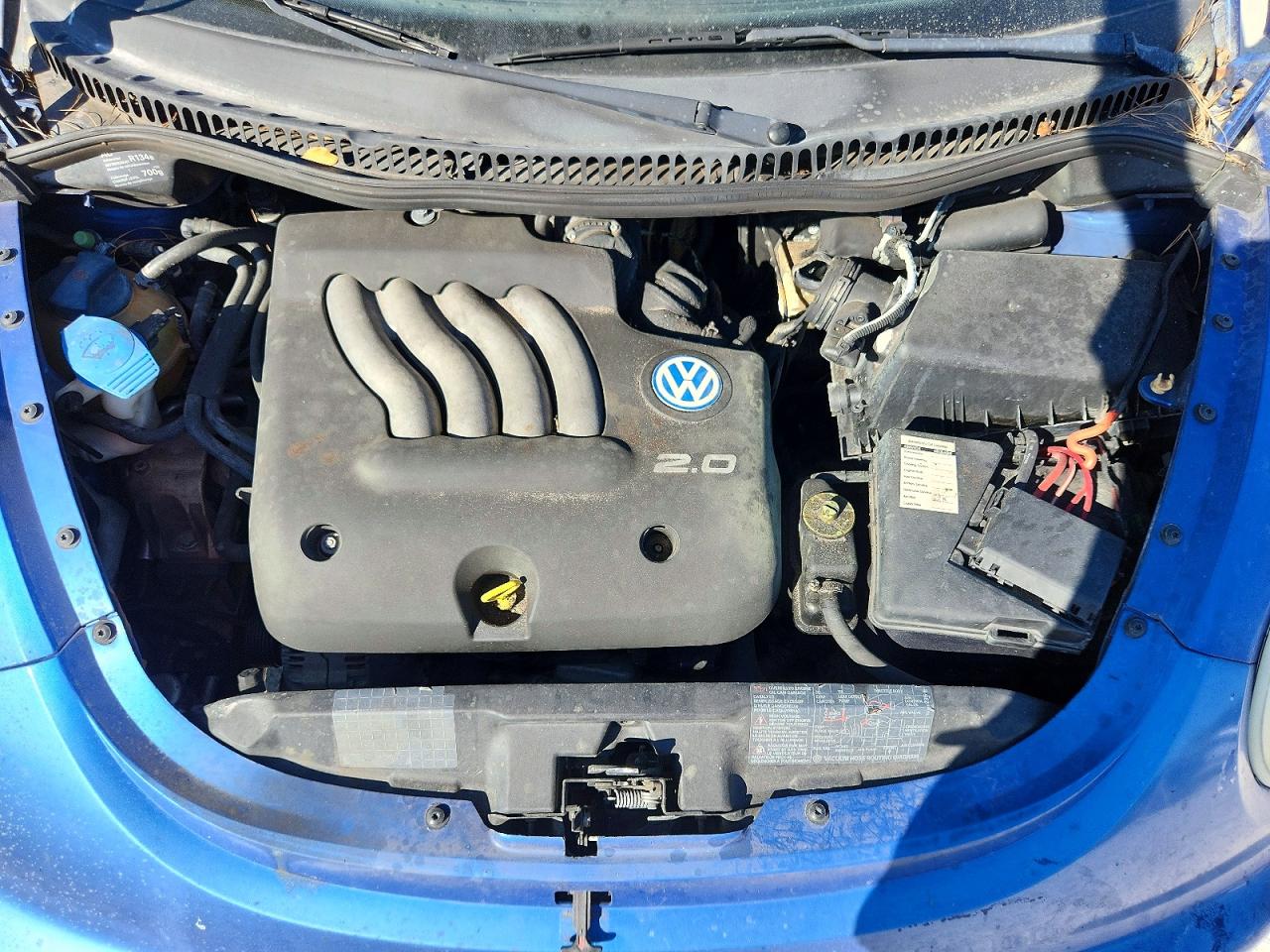 1998 Volkswagen New Beetle Blue vin: 3VWBB61C6WM017936