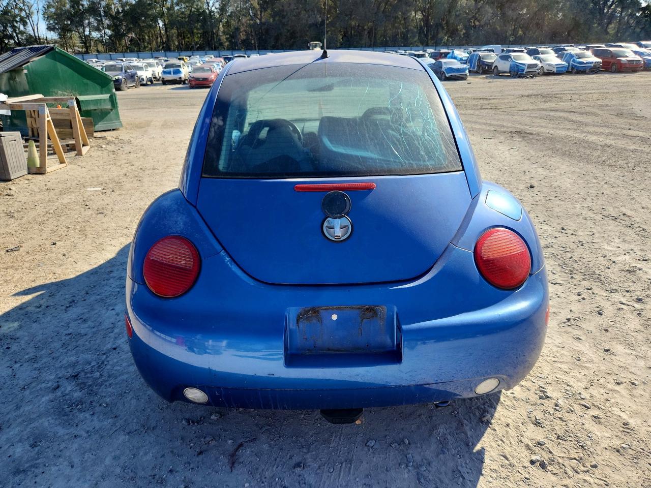 1998 Volkswagen New Beetle Blue vin: 3VWBB61C6WM017936